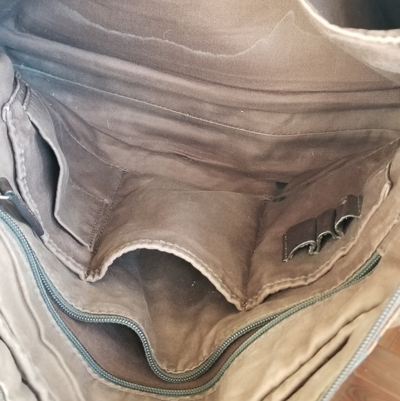 FOSSIL - Brown Leather Briefcase/Computer Bag - Picture 5 of 15